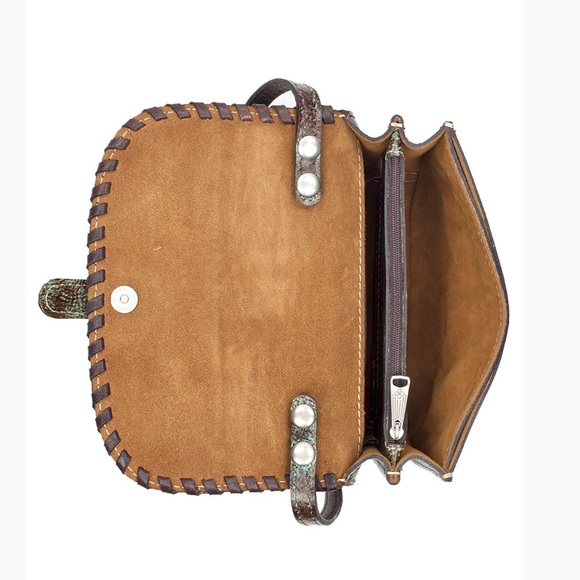 -🎀Patricia Nash Torri Tooled Turquoise Crossbody NWT - Picture 3 of 4